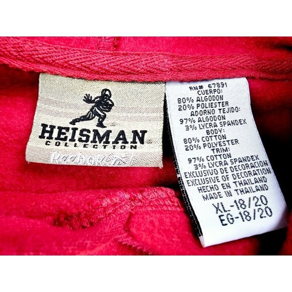 Reebok Heisman Collection Size XL 18/20 Youth USC Trojans Red Pullover Hoodie - Picture 4 of 9